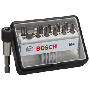 COFFRET DE 12+1 EMBOUTS DE VISSAGE ROBUST LINE M PH/PZ/T/S