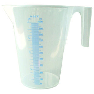 PICHET DOSEUR EN PLASTIQUE TRANSLUCIDE