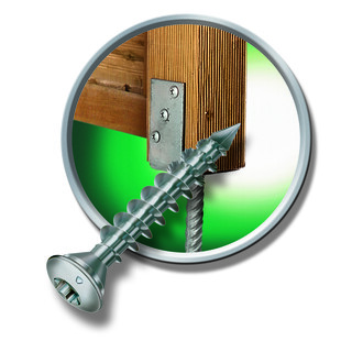 VIS SPAX INOX A2 CONNECTEUR PIEDS POTEAUX (BTE 50)