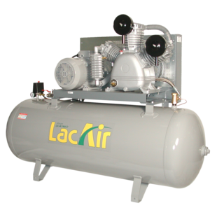 COMPRESSEUR TRIPHASE A COURROIE BI-ETAGES FIXAIR 80/500WB