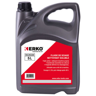 FLUIDE SOLUBLE NETTOYANT MACHINE ERKO SOLUKLEAN BIDON 5L