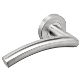 ENSEMBLE BEQUILLE INOX 304 BROSSE SUR ROSACE