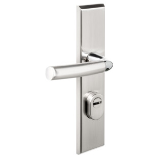 POIGNEE DE SECURITE BC ENTR195MM AXE70 MM C7 ZAMACK FINIT NICKEL SATINE LOK70