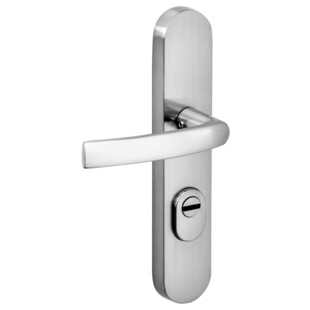 POIGNEE DE SECURITE BR ENTR195 MM AXE70 MM C7 ALU FINIT NICKEL SAT LOK71