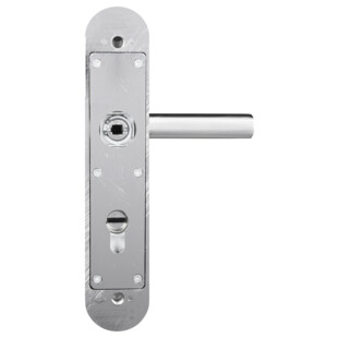 POIGNEE DE SECURITE BR ENTR195 MM AXE70 MM C7 ALU FINIT NICKEL SAT LOK71