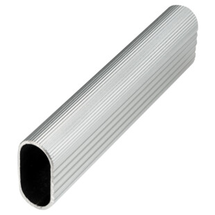 TUBE OVALE DE PENDERIE DIAM30X15 MM ALU
