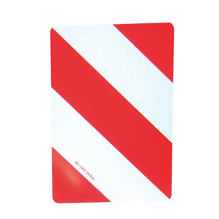 PLAQUE REFLECH METAL GALVA CLAS A 1 FACE 423 X 282 MM