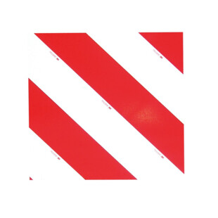 PLAQUE REFLECH METAL GALVA CLAS A 1 FACE 423 X 423 MM