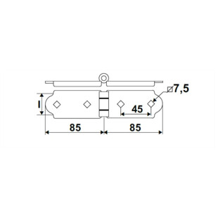 CHARNIERE POUR PENTURE