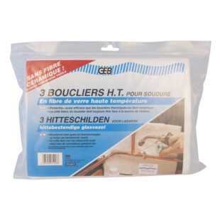 BOUCLIER THERMIQUE 20X27CM (PACK DE 3)