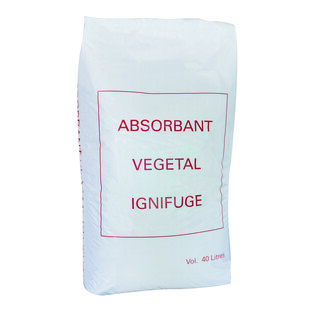ABSORBANT VEGETAL IGNIFUGE (SAC DE 40L)