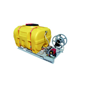 STATION D'ARROSAGE CUVE POLYETHYLENE SUR PLATEAU GMP