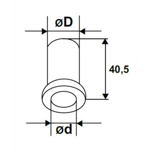 DOUILLE DE REDUCTION COMPOSITE