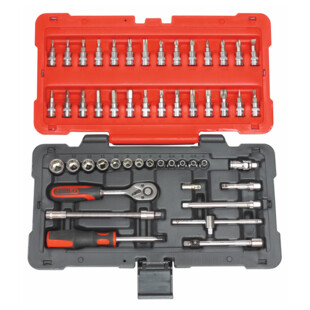 COFFRET DOUILLES ET ACCESSOIRES ULTIMATE® 1/4'' (50 PIECES)