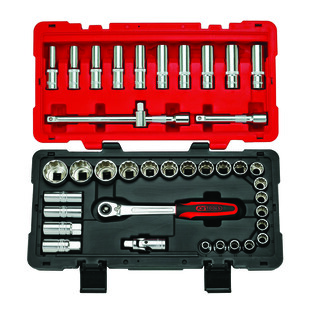 COFFRET DOUILLES ET ACCESSOIRES ULTIMATE 1/2'' (39 PIECES)