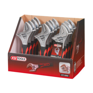 CLE A MOLETTE A OUVERTURE LARGE MANCHE BI-MATIERE, 8''