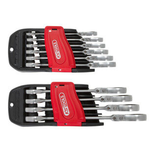 CLE MIXTE A CLIQUET A TETE INCLINABLE A VERROUILLAGE GEARPLUS® (JEU DE 10)