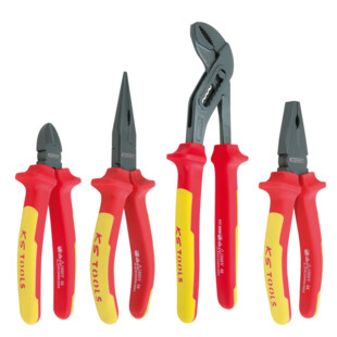 PINCES A POIGNEE BI-COMPOSANT ISOLEES 1000 V (JEU DE 4)