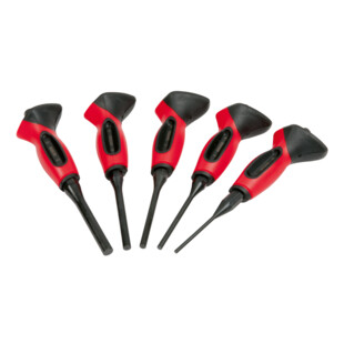 JEU DE CHASSES GOUPILLES BRUNIS AVEC POIGNEE, 5 PCS