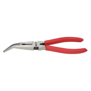 PINCE A BEC DEMI-ROND COUDE 45° STANDARD, 165 MM