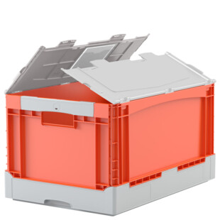 BAC PLIABLE BITOBOX AVEC COUVERCLE DOUBLE RABAT INTEGRE