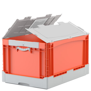 BAC PLIABLE BITOBOX AVEC COUVERCLE DOUBLE RABAT INTEGRE