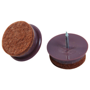 PATIN FEUTRE A CLOUER PLASTIQUE POLYESTER FIBRE NOYER