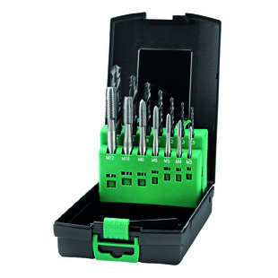 TARAUD MACHINE HSS-E COBALT 8% 22.200/22.201 + FORET 11.450