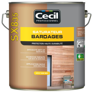 SATURATEUR BARDAGE SX 835 MELEZE MAT 5L