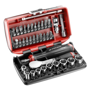 COFFRET NANO 38 OUTILS ¼’