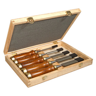 CISEAU A BOIS MANCHE BOIS (5 PIECES)