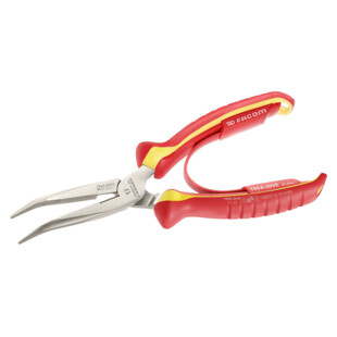 PINCE A BEC DEMI-ROND COUDE ISOLEE 1000V