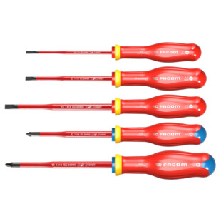 TOURNEVIS PROTWIST ISOLE 1000 V (JEU DE 5)