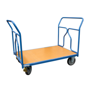 CHARIOT 2 DOSSIERS FIXES TUBULAIRE 500KG