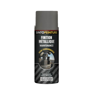PEINTURE FINITION METAL NOIR FERRONNERIE SATIN