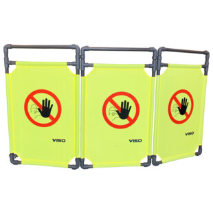 BARRIERE PARAVENT TRANSPORTABLE 3 VOLETS