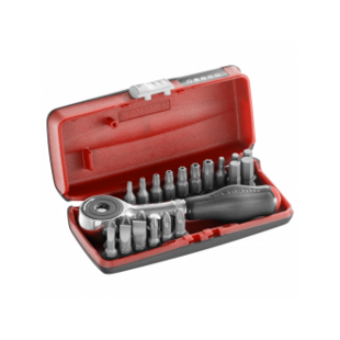 PORTE-EMBOUT A CLIQUET A MANCHE ROTATIF (22 PIECES)