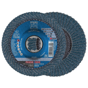 DISQUE A LAMELLES POLIFAN X-LOCK SGP CURVE STEELOX