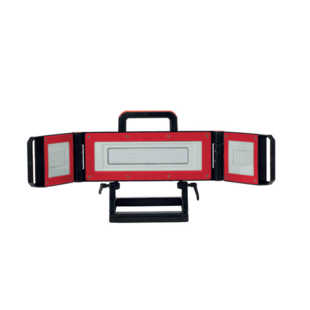 PROJECTEUR PORTABLE LED 80W MULTI-POSITIONS ROUGE