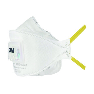 MASQUE ANTI-POUSSIERE GEN 3 AVEC SOUPAPE (BOITE DE 10)