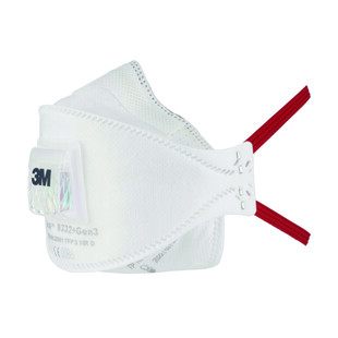 MASQUE ANTI-POUSSIERE GEN 3 AVEC SOUPAPE (BOITE DE 10)