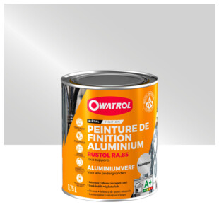 PEINTURE DE FINITION ALUMINIUM RUSTOL ALU RA 85 0,75L