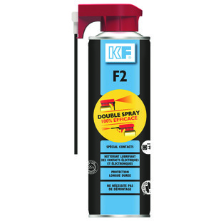 NETTOYANT F2 SPECIAL CONTACTS DOUBLE SPRAY