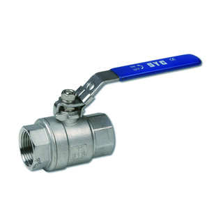 VANNE A SPHERE DEUX PIECES INOX AISI 316 1/2"