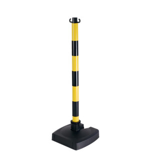 POTEAU BI POSE 0,90 M JAUNE/NOIR