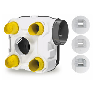 KIT VMC SIMPLE FLUX HYGROREGLABLE GREEN AIR HYGRO BC