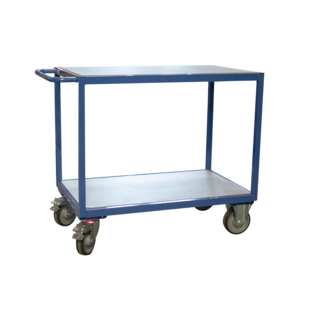 SERVANTE D'ATELIER 2 PLATEAUX BOIS 400 KG