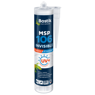 MASTIC COLLE MS POLYMERE MSP 106 UV+ INVISIBLE 290ML