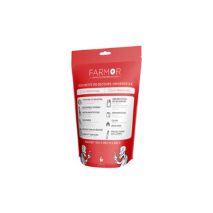 POCHETTE DE SECOURS MULTIRISQUES UNIVERSELLE 1/5 PERSONNES