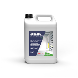 AEXASOL ENTREPOTS VG - SUPER NETTOYANT SOLS LISSES BASE VEGETALE - 5L